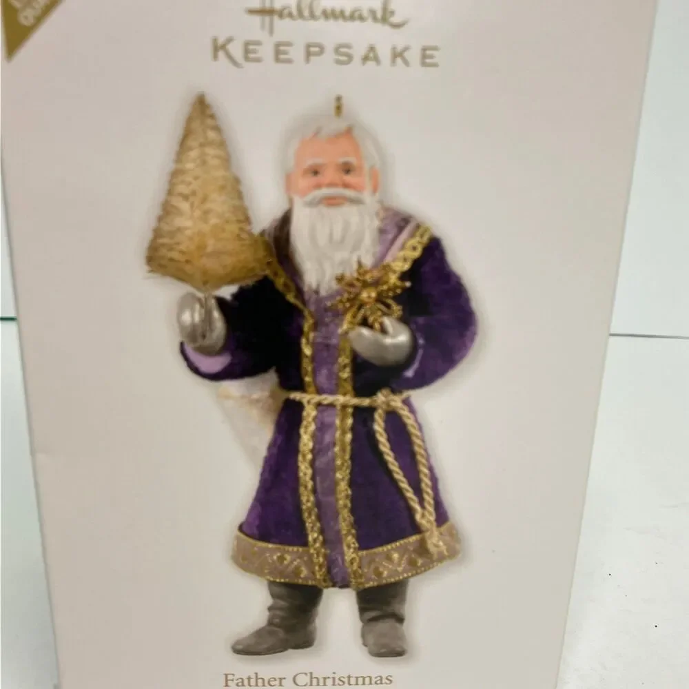 Hallmark FATHER CHRISTMAS 2012 Keepsake Ornament  Santa Purple Special Edition